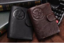 Load image into Gallery viewer, Genuine Leather Passport Holder