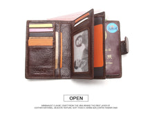 Load image into Gallery viewer, Genuine Leather Passport Holder