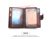 Load image into Gallery viewer, Genuine Leather Passport Holder