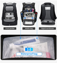 Load image into Gallery viewer, Waterproof Anti-theft Backpack Fit 15.6 Inch Laptop