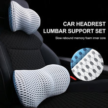 Load image into Gallery viewer, Super Comfortable Memory Foam Neck & Back Support Pillow Set For Car