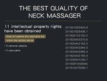 Load image into Gallery viewer, Luxury Remote Control Neck Massager