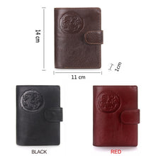 Load image into Gallery viewer, Genuine Leather Passport Holder