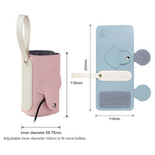 Cargar imagen en el visor de la galería, Insulated Portable Baby Bottle Warmer Cover With Adjustable Diameter
