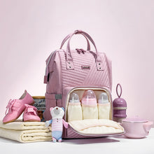 Load image into Gallery viewer, Waterproof Diaper Bag Backpack, Multifunction Large Capacity Travel Backpack For Stylish Moms
